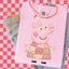 DTF Print Peppa Pig Quilted