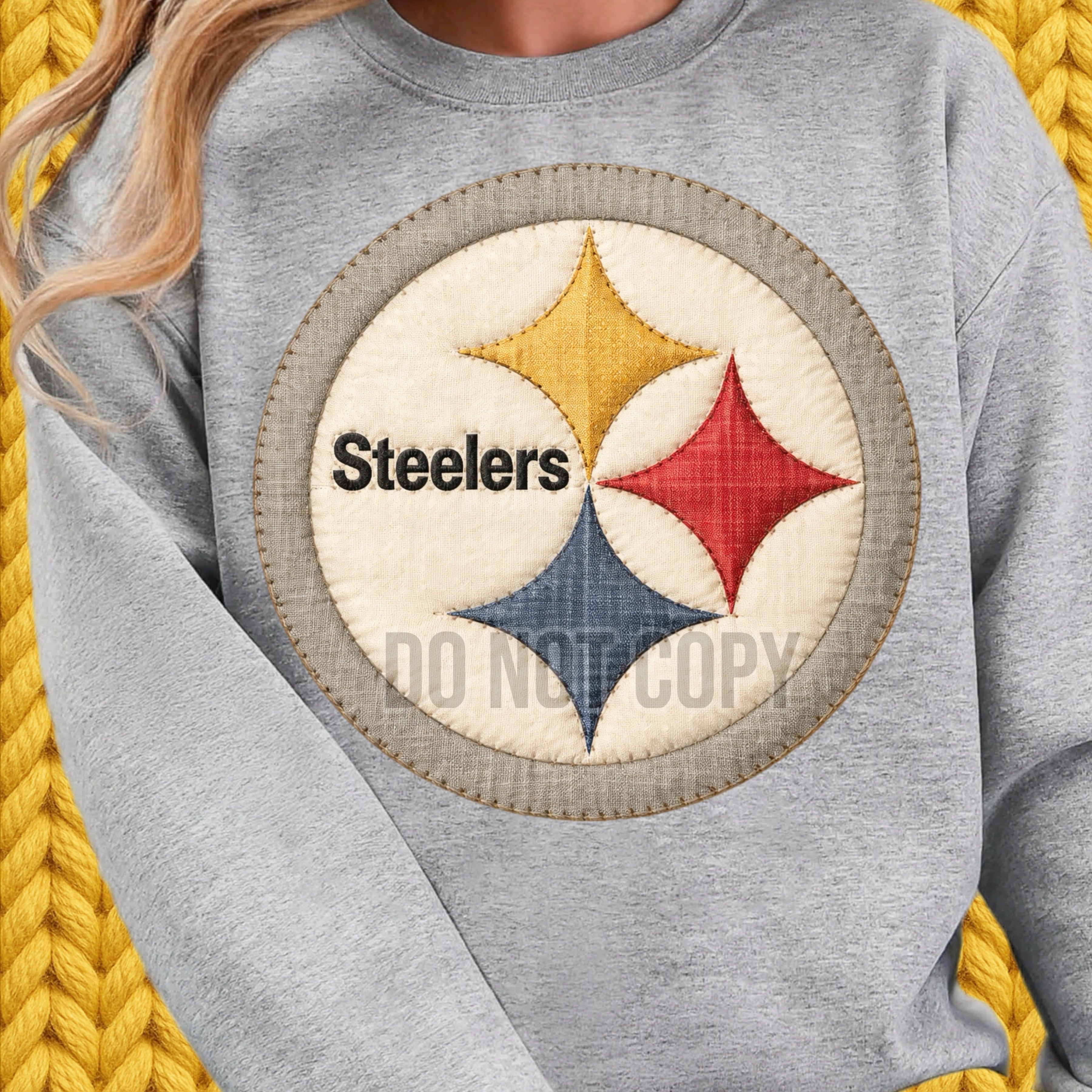 DTF Print Pittsburgh Steelers Quilted Main image