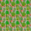 Tropical Flowers and Palms Small Pattern Vinyl 12" x 12" - The Vinyl Haus