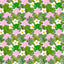 Tropical Flowers and Palms Small Pattern Vinyl 12" x 12" - The Vinyl Haus