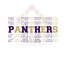 School Logos DTF- Panthers Stacked