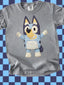 DTF Print Quilted Bluey