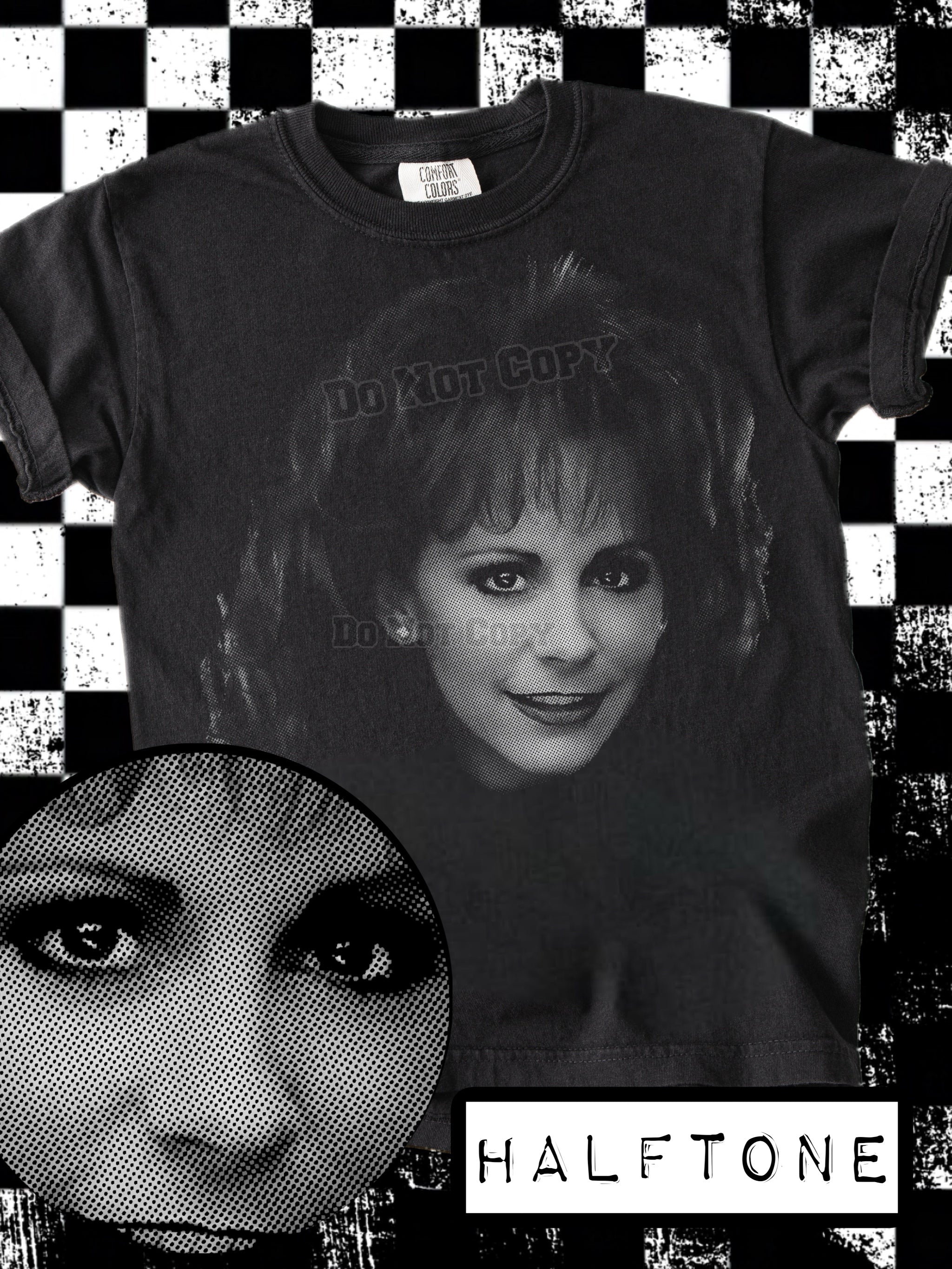 DTF Print Reba McIntyre Half Tone