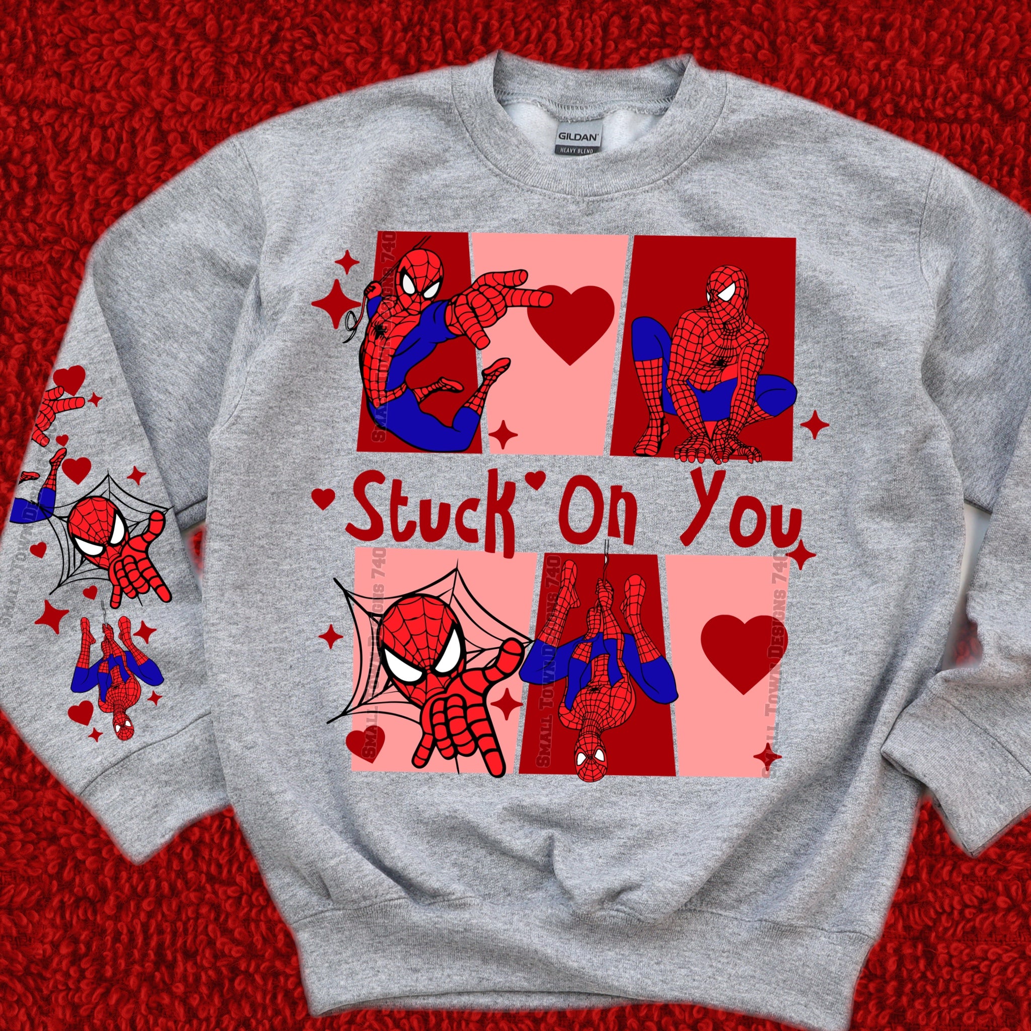 DTF Print Spiderman Valentine