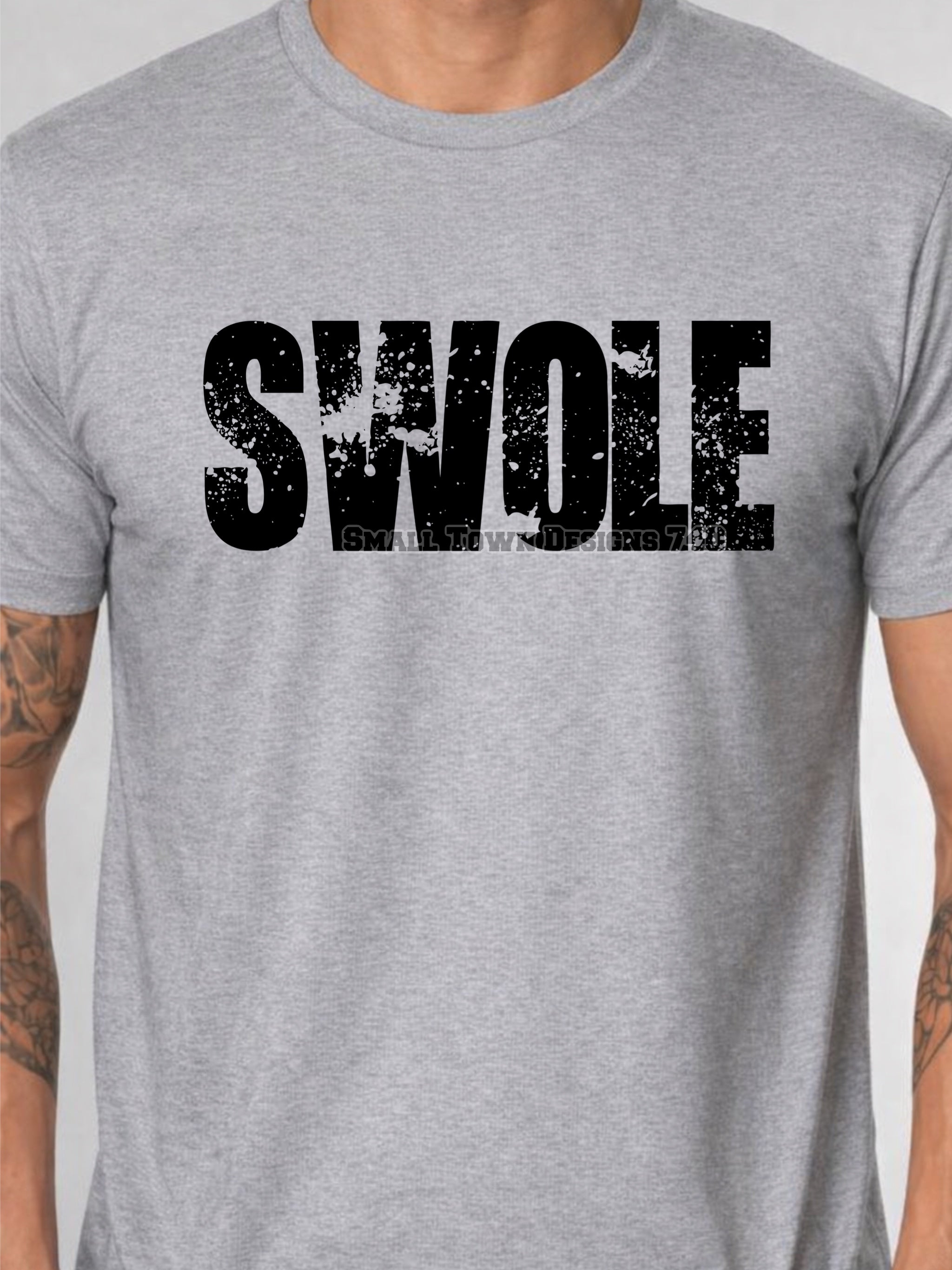 DTF Print SWOLE Distressed