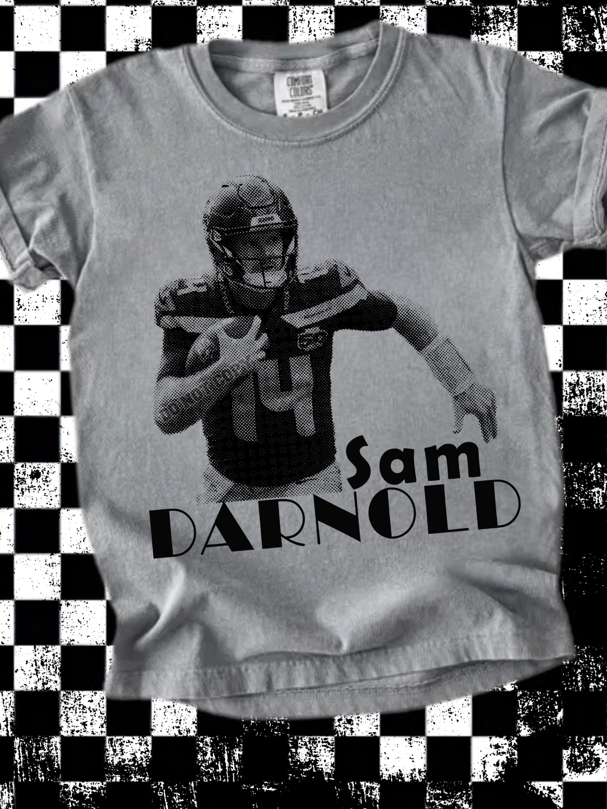 DTF PRINT - Sam Darnold Football T-Shirt Main image