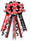 HTV Prints - Red, Black, and Silver Homecoming Mum Main image