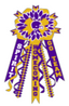 HTV Prints - Purple and Gold Homecoming Mum