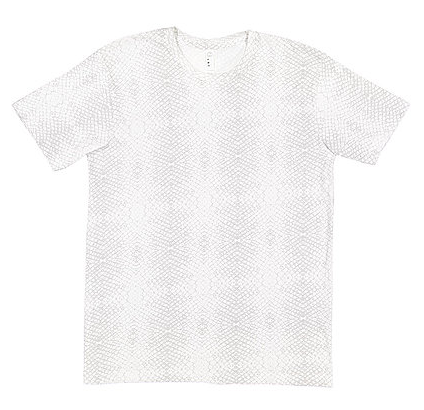 LAT Apparel T-Shirt - White Reptile Main image