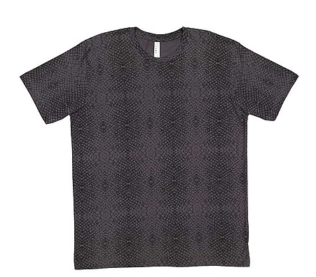 LAT Apparel T-Shirt - Black Reptile