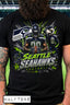 DTF PRINT Halftone Seattle Seahawks