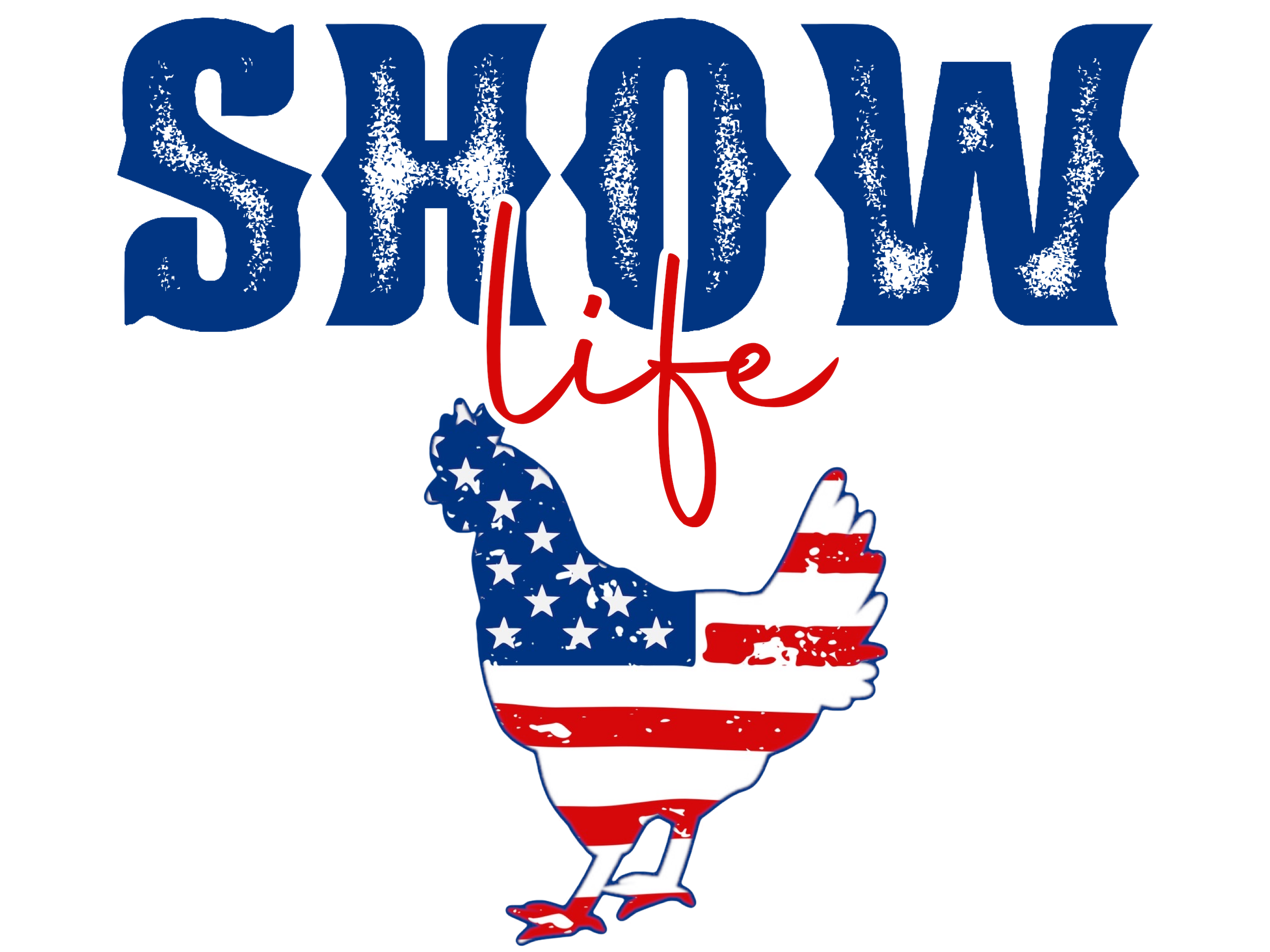 DTF Print-Show Life USA Chicken Main image