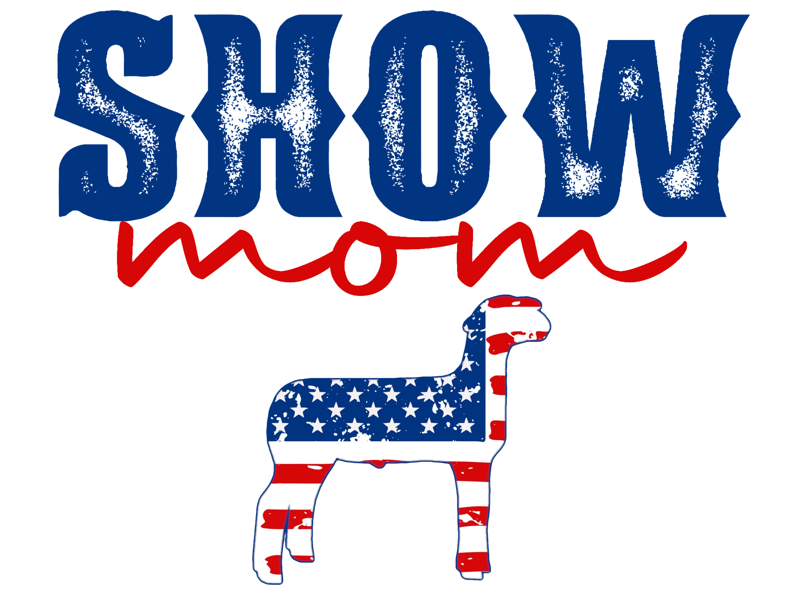 DTF Print-Show Mom USA Lamb Main image