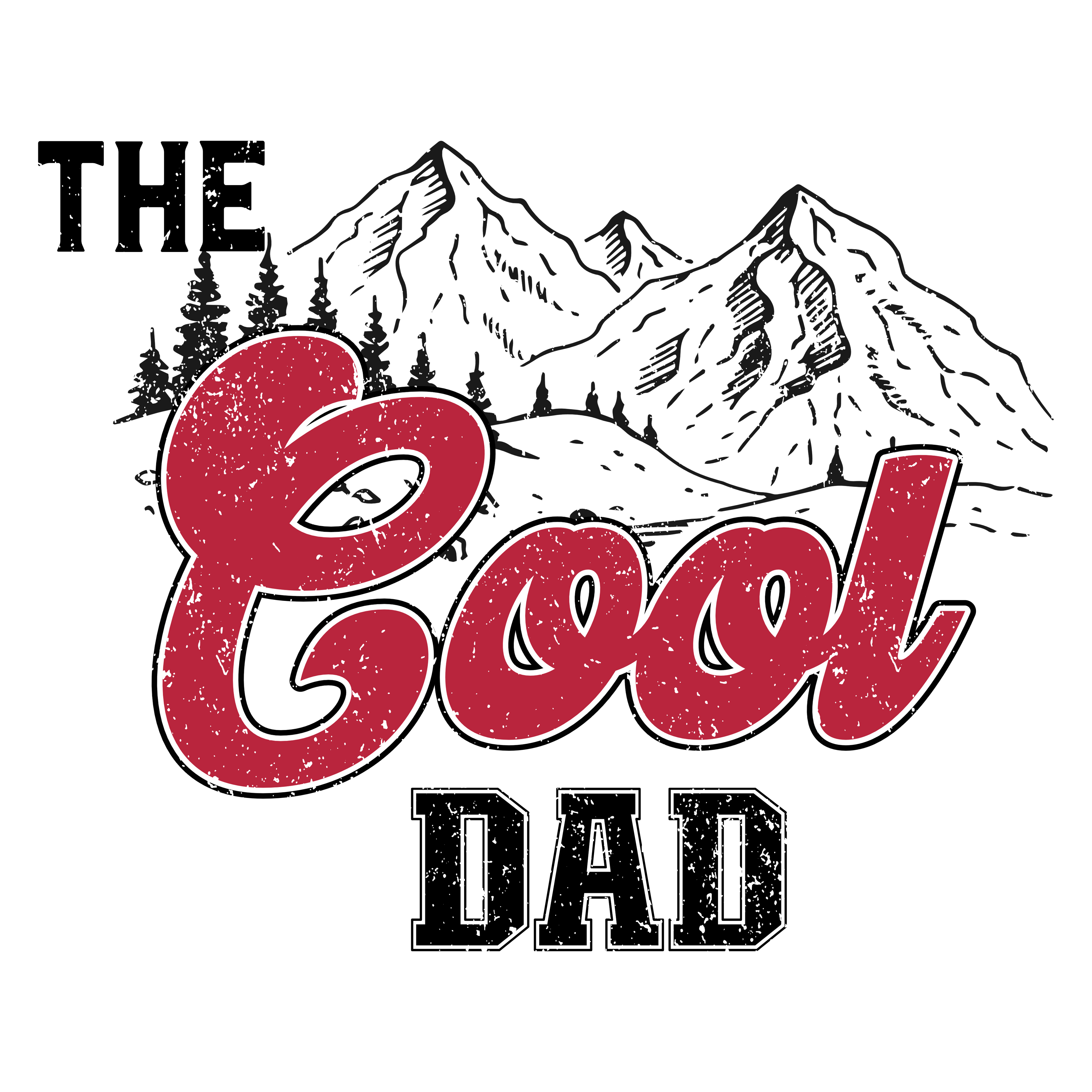 Sublimation Prints -COOL DAD - The Vinyl Haus