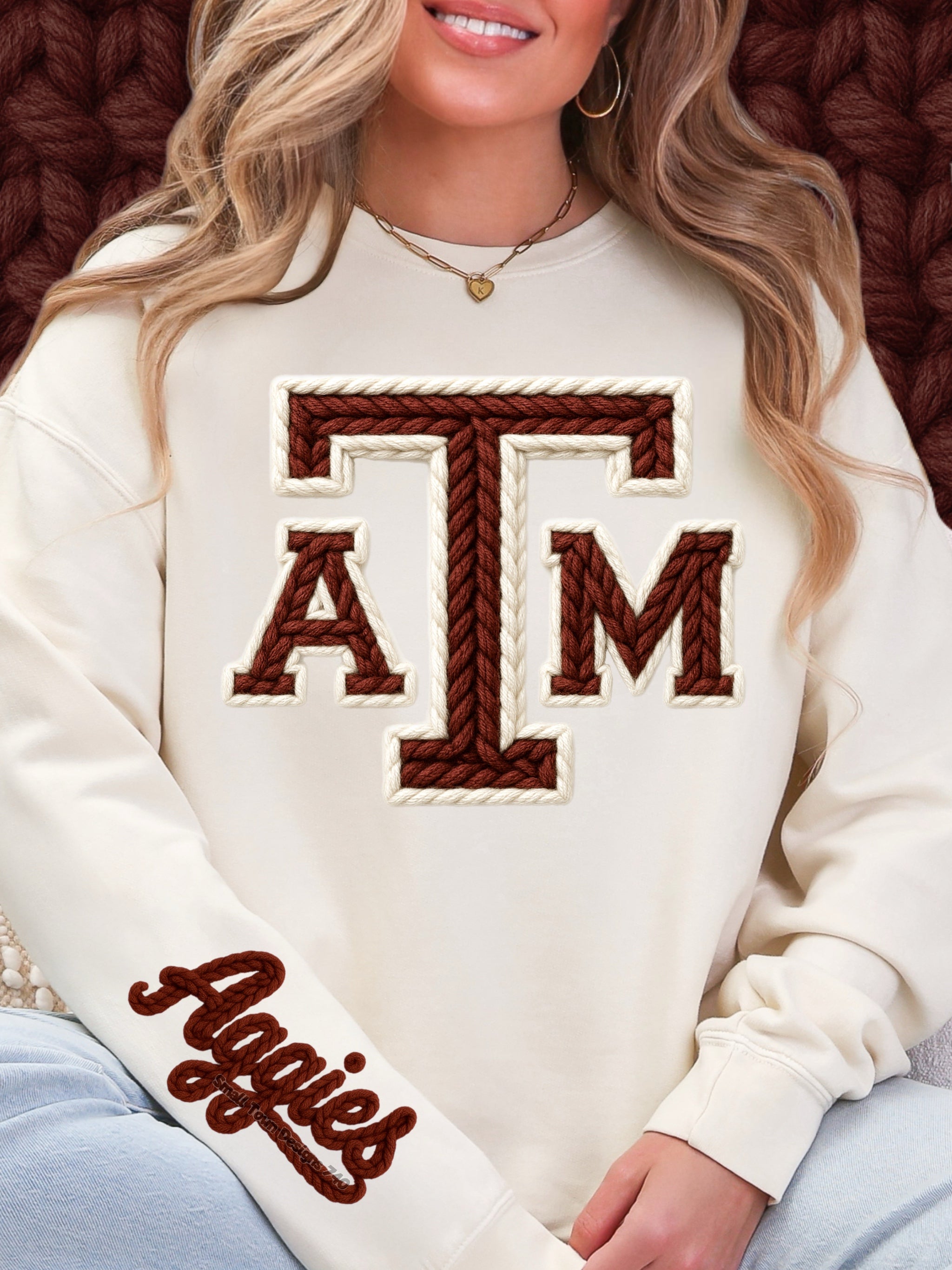 DTF Print TAMU Yarn