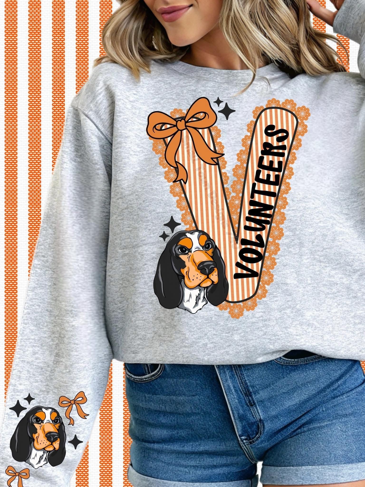DTF Print Tennessee Volunteers Lace Main image