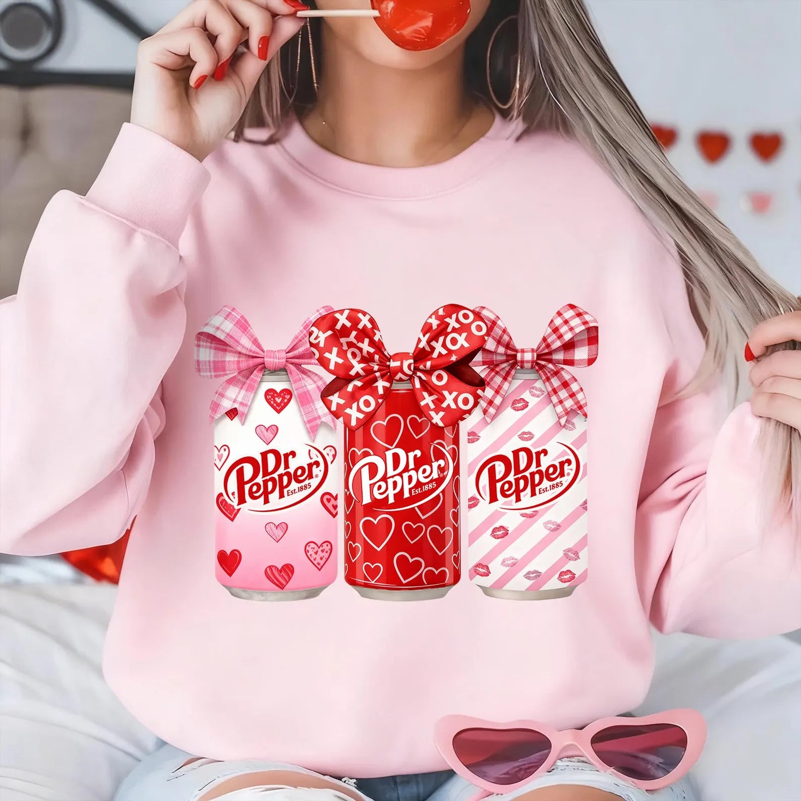 DTF Print Valentine Dr. Pepper