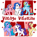 DTF Print-Vintage Valentine Pony with sleeve design