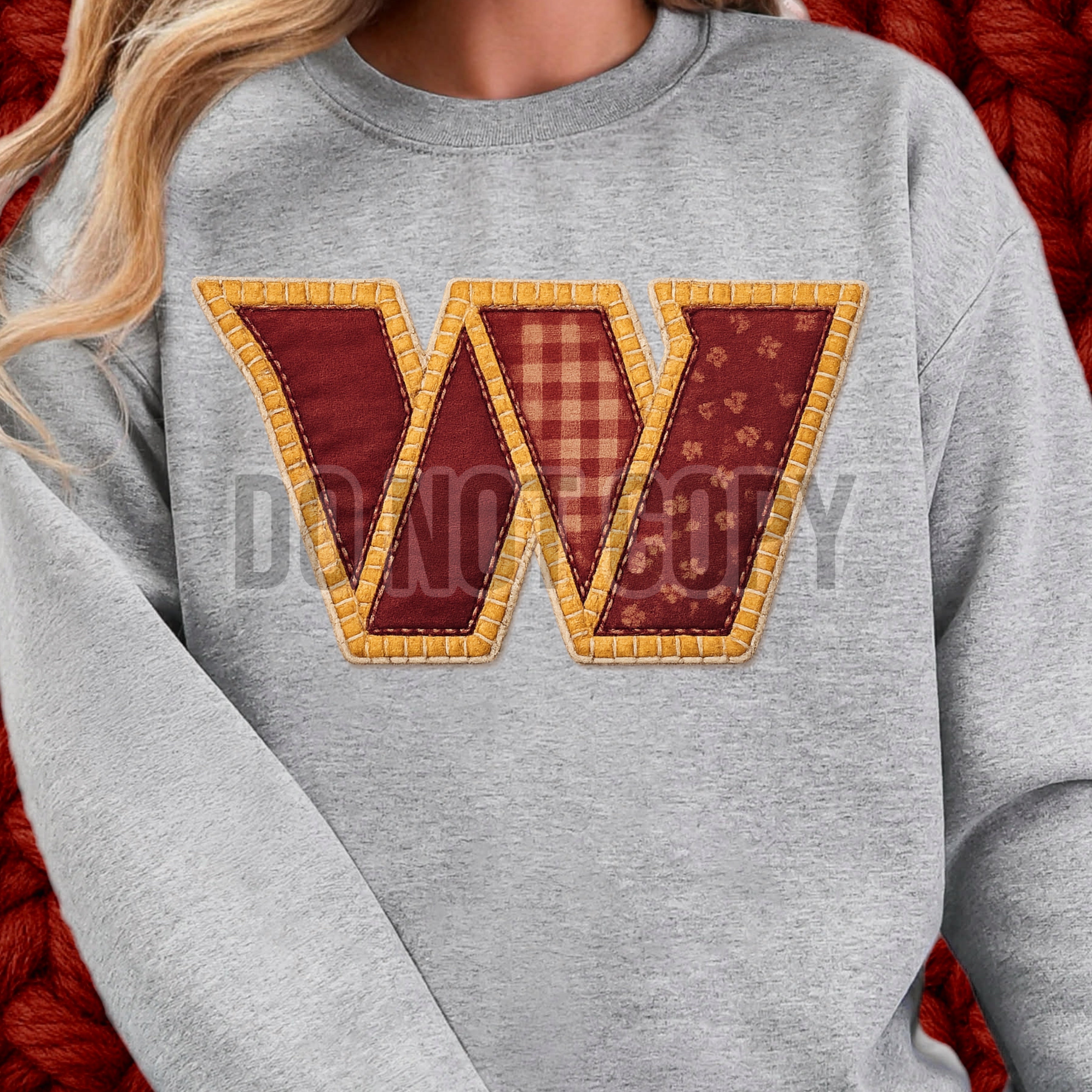 DTF Print Washington Commanders Quilted