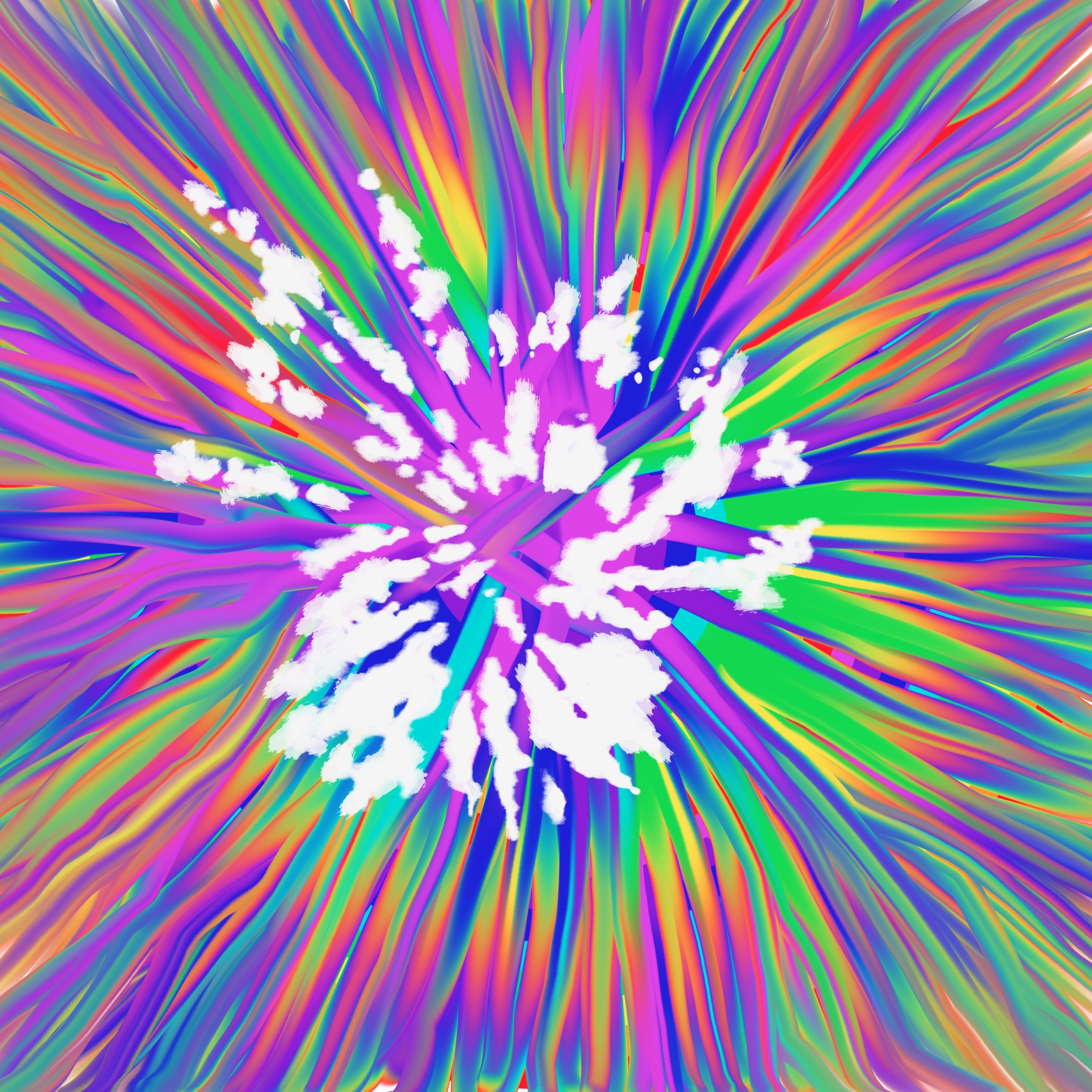Neon Tie Dye Pattern Vinyl 12" x 12" - The Vinyl Haus Main image