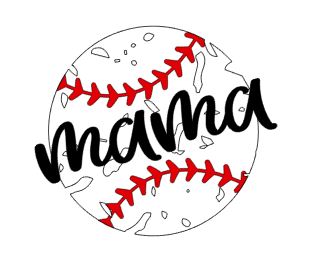 HTV Prints - Baseball Mama - The Vinyl Haus Main image
