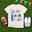 DTF PRINT - Buffalo Bills Football Go Buffalo Helmet Bow