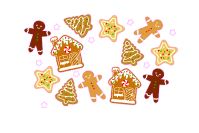 Venti Cold Cup 24 oz Vinyl Wrap - Christmas Cookies - The Vinyl Haus Main image
