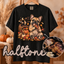 DTF PRINT - French Bulldog with Turkey Leg Halftone