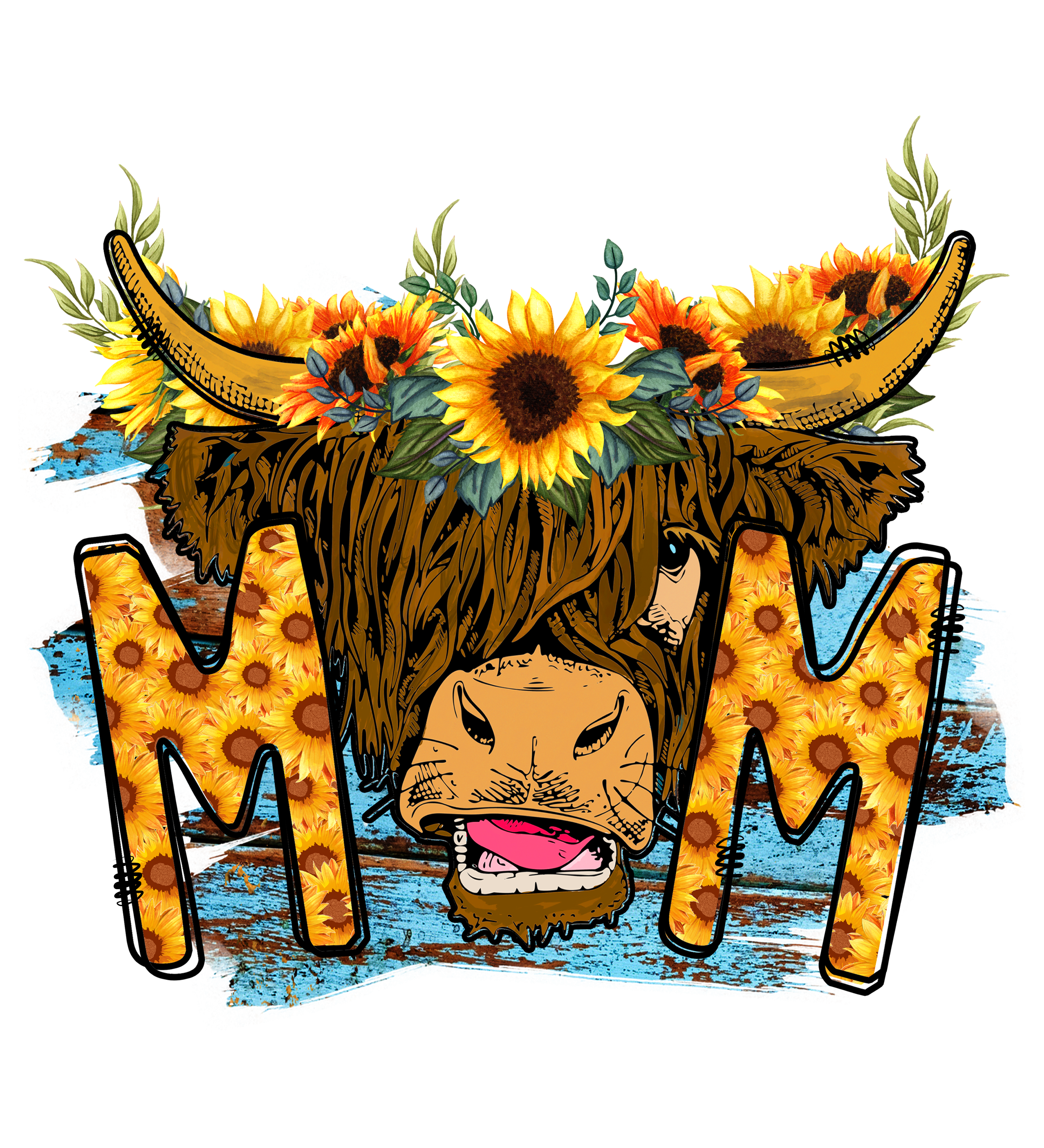 Sublimation Prints - COW MOM - The Vinyl Haus
