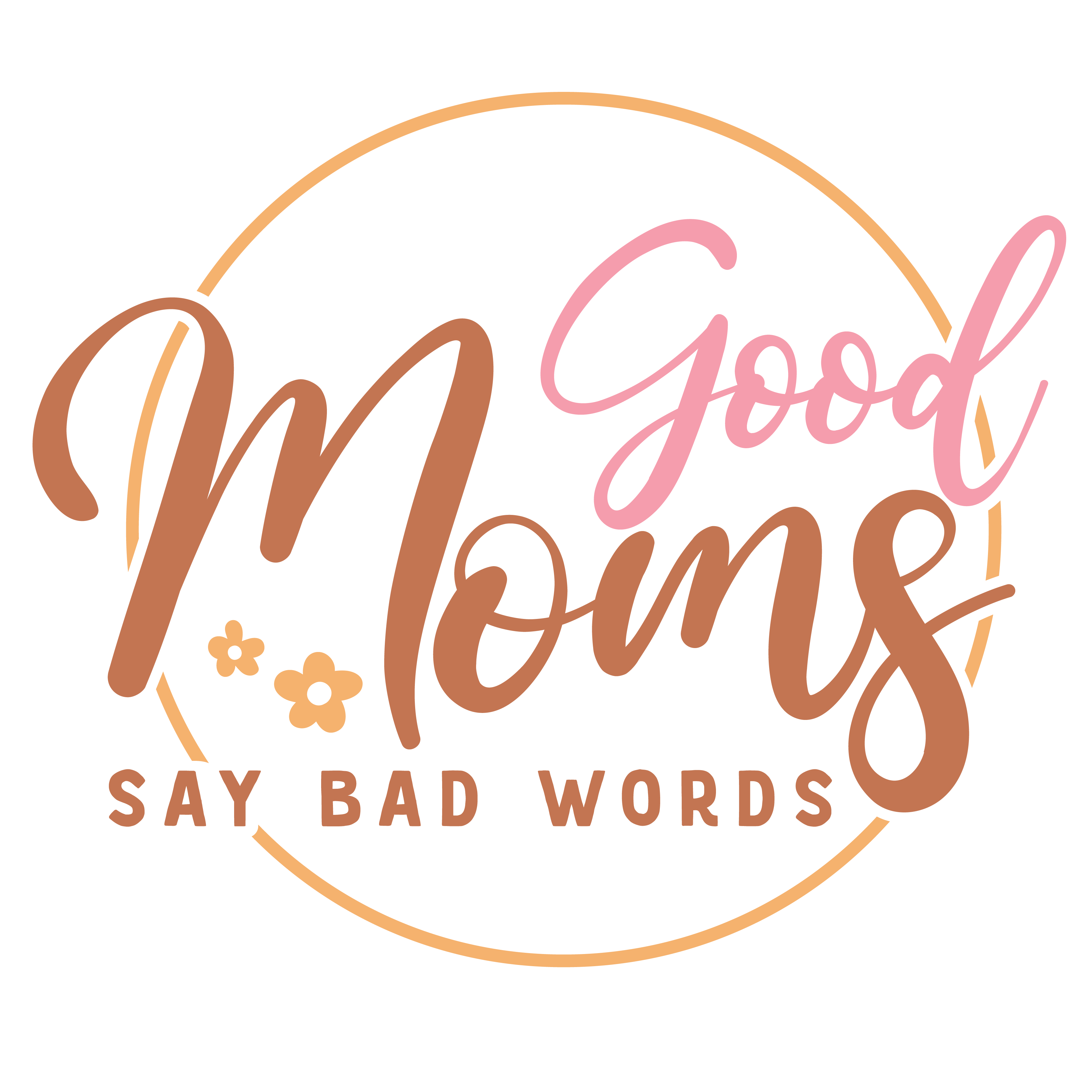 Sublimation Prints - Mom's Say Bad Words - The Vinyl Haus