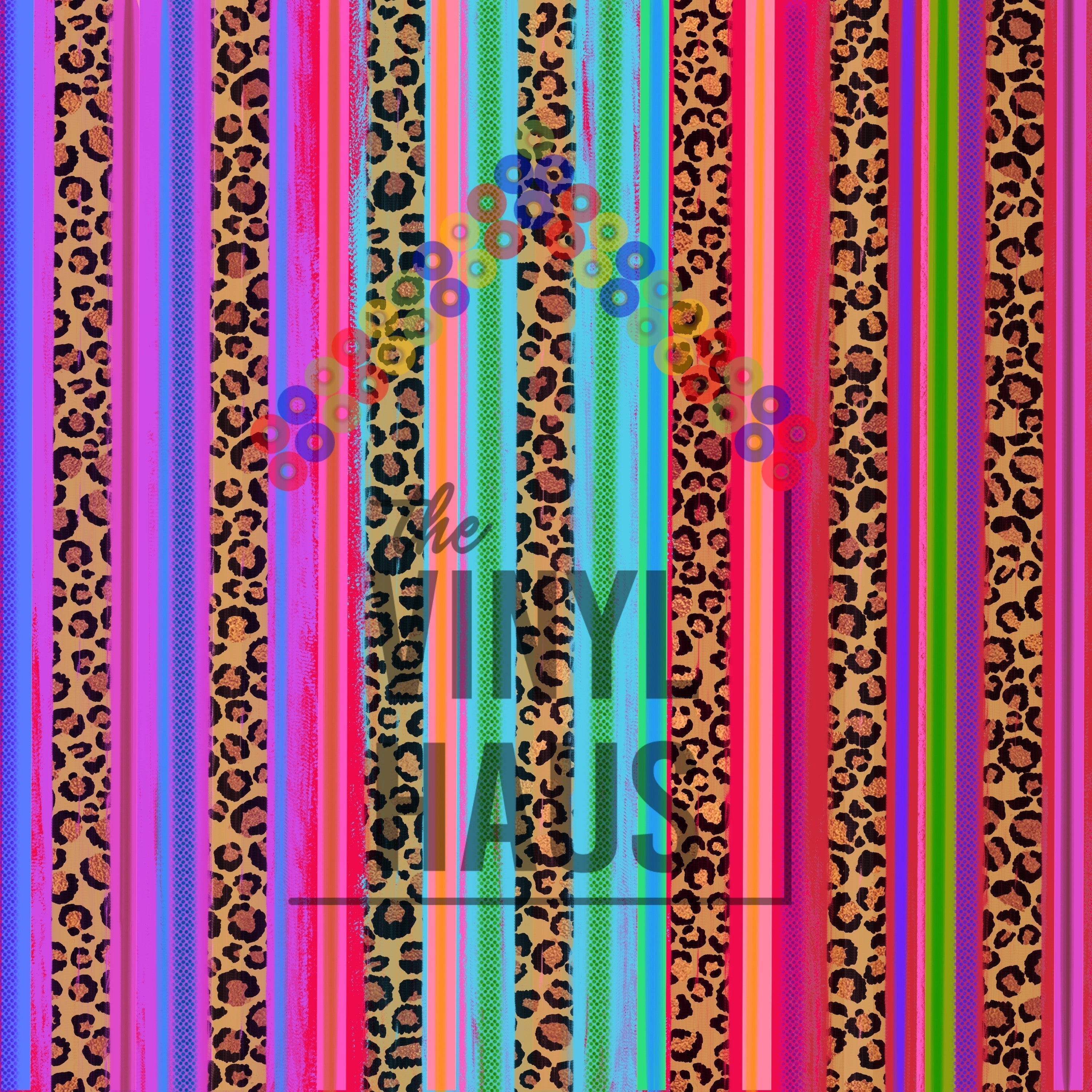 Serape Cheetah Pattern Vinyl 12" x 12" - The Vinyl Haus