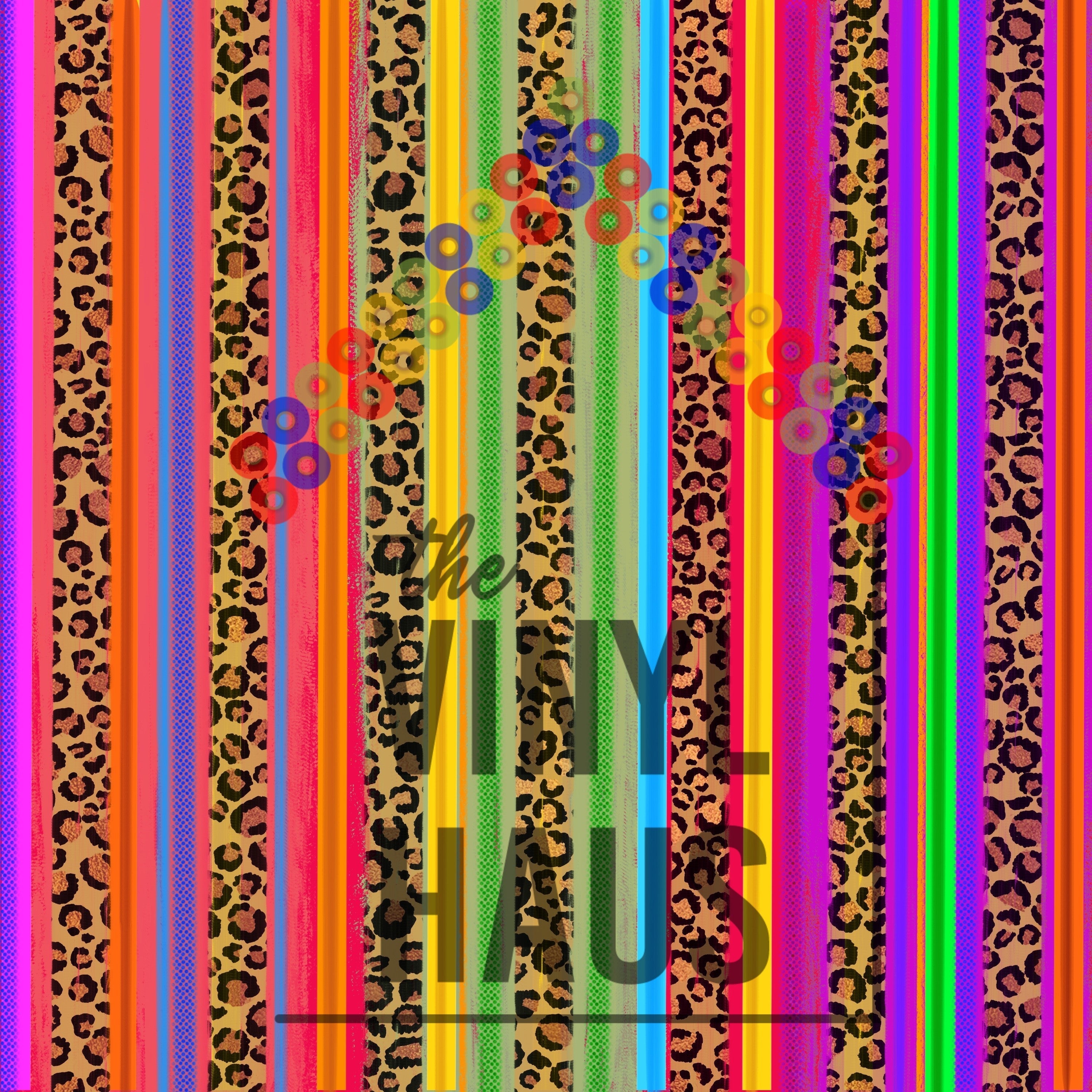 Serape Cheetah Pattern Vinyl 12" x 12" - The Vinyl Haus