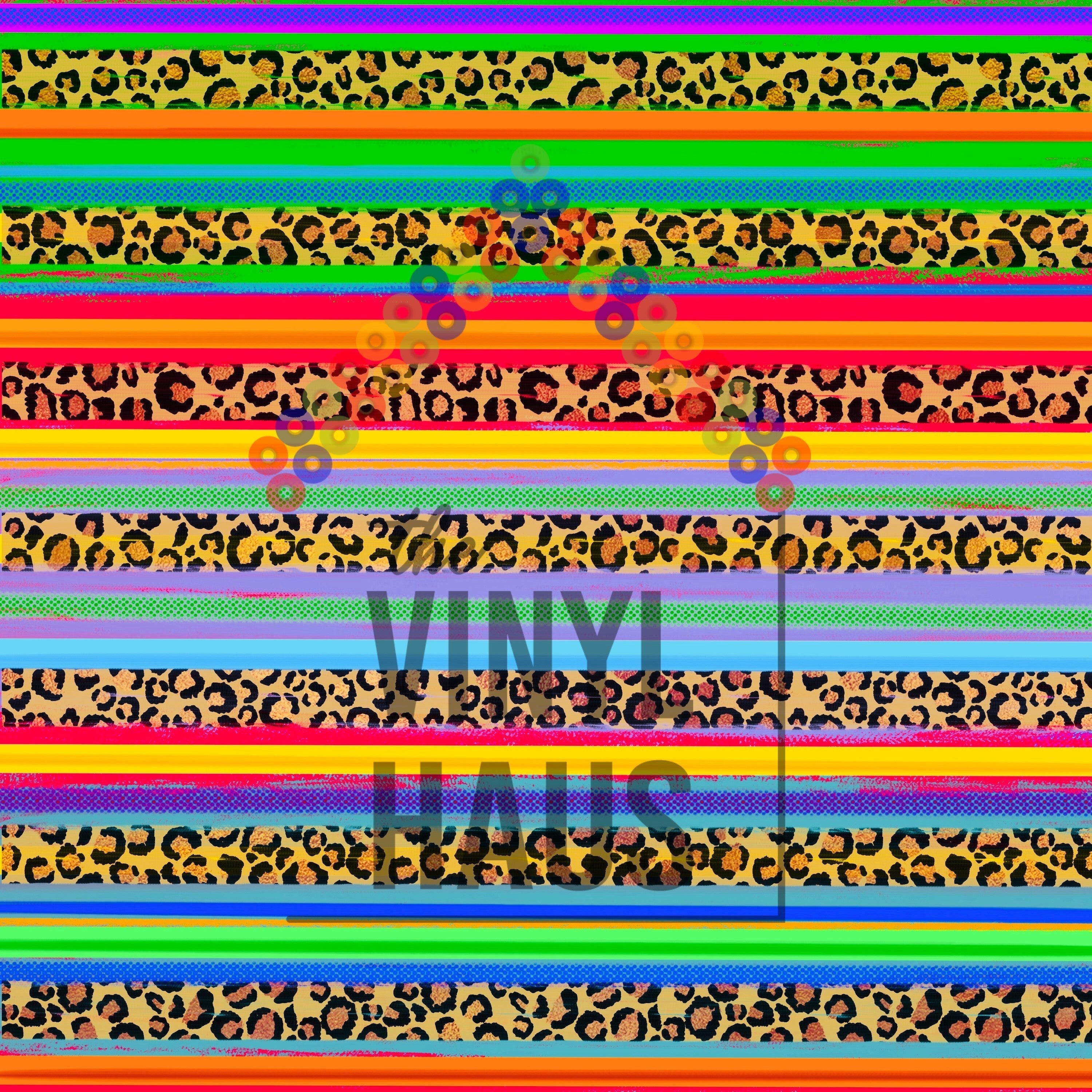 Serape Cheetah Pattern Vinyl 12" x 12" - The Vinyl Haus Main image
