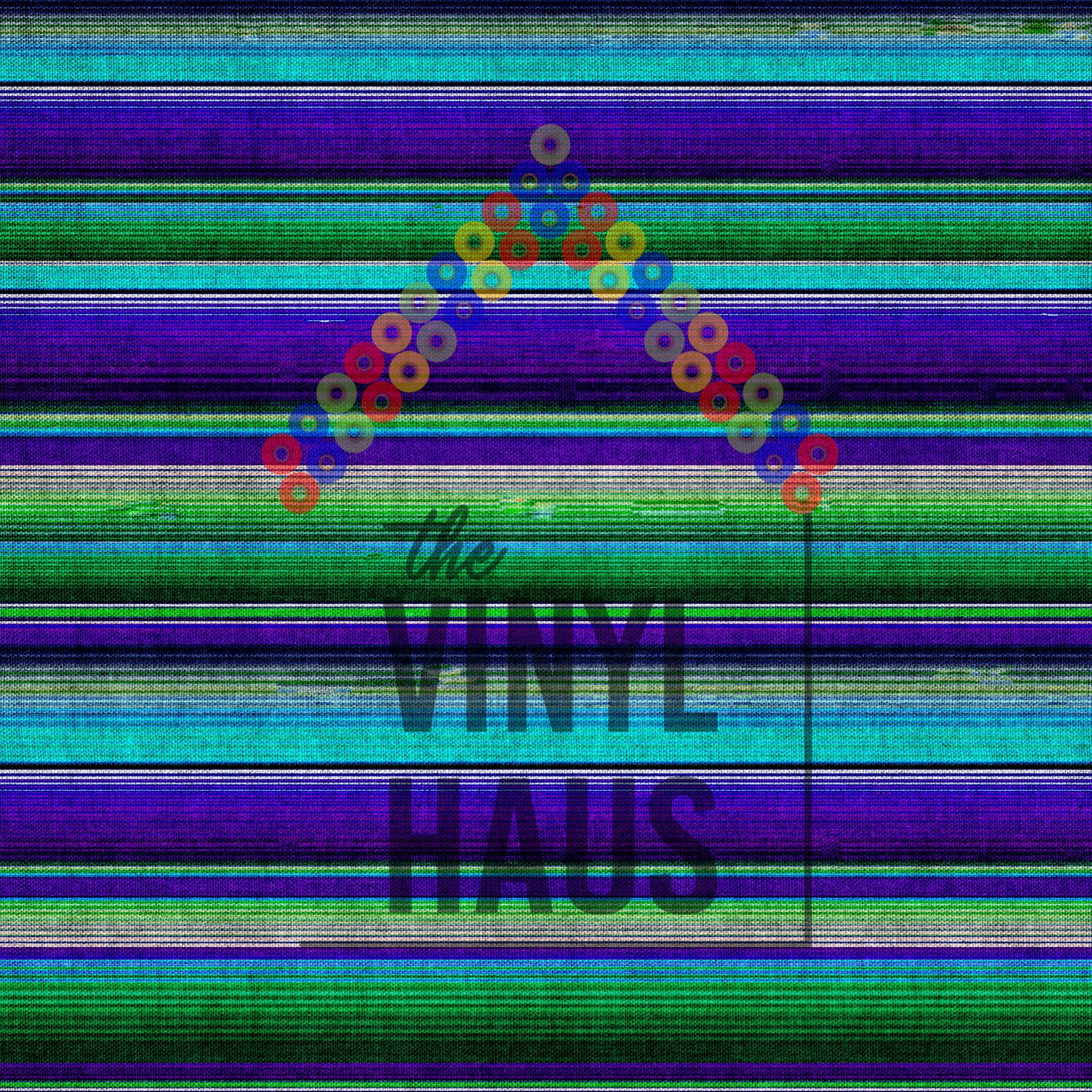 Blue and Purple Serape Pattern Vinyl 12" x 12" - The Vinyl Haus