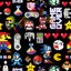 80s/90s Games Pattern Vinyl 12" x 12" - The Vinyl Haus