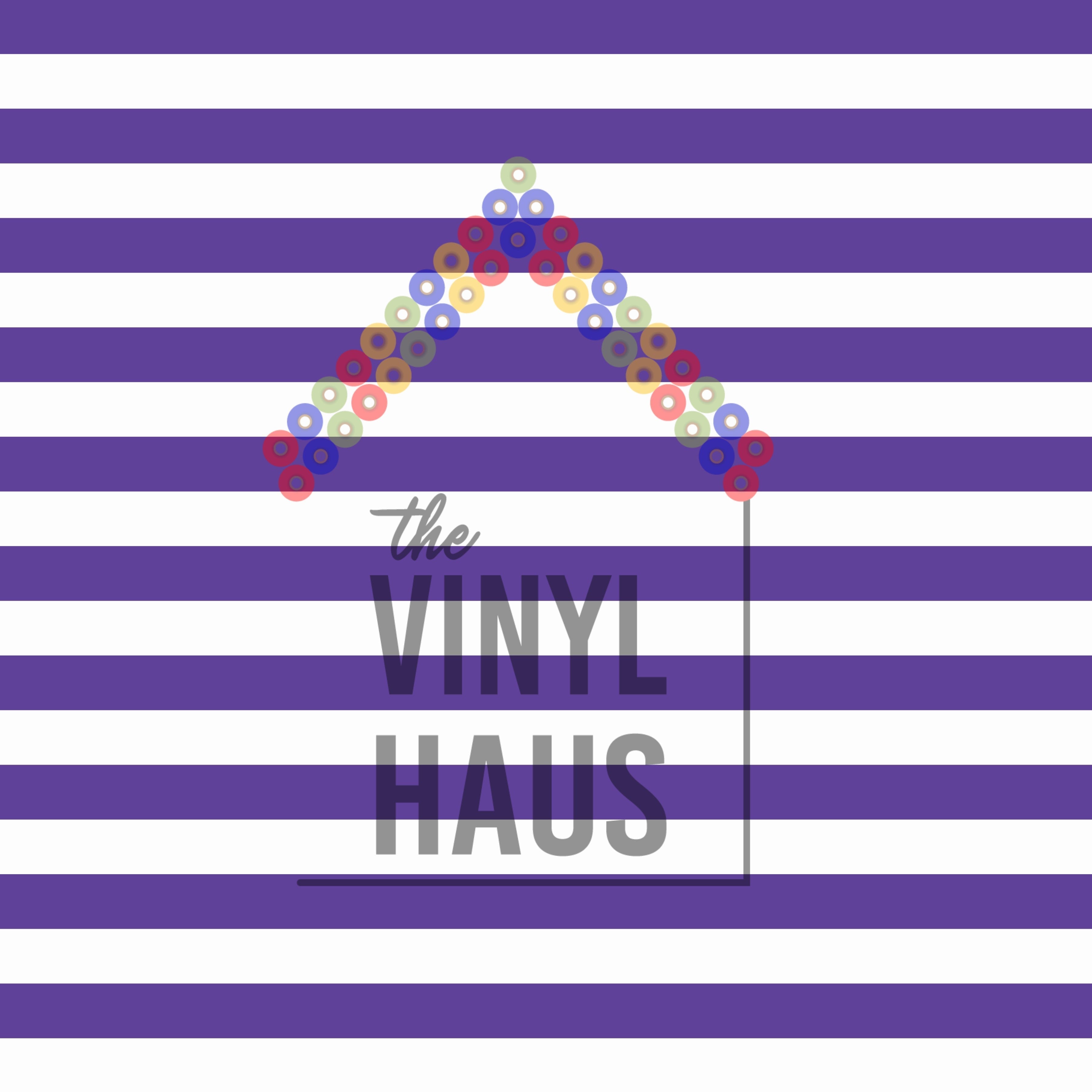 Purple and White Stripe Pattern Vinyl 12" x 12" - The Vinyl Haus