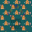 Gingerbread Cookies and Candy Cane Pattern Vinyl 12" x 12" - The Vinyl Haus