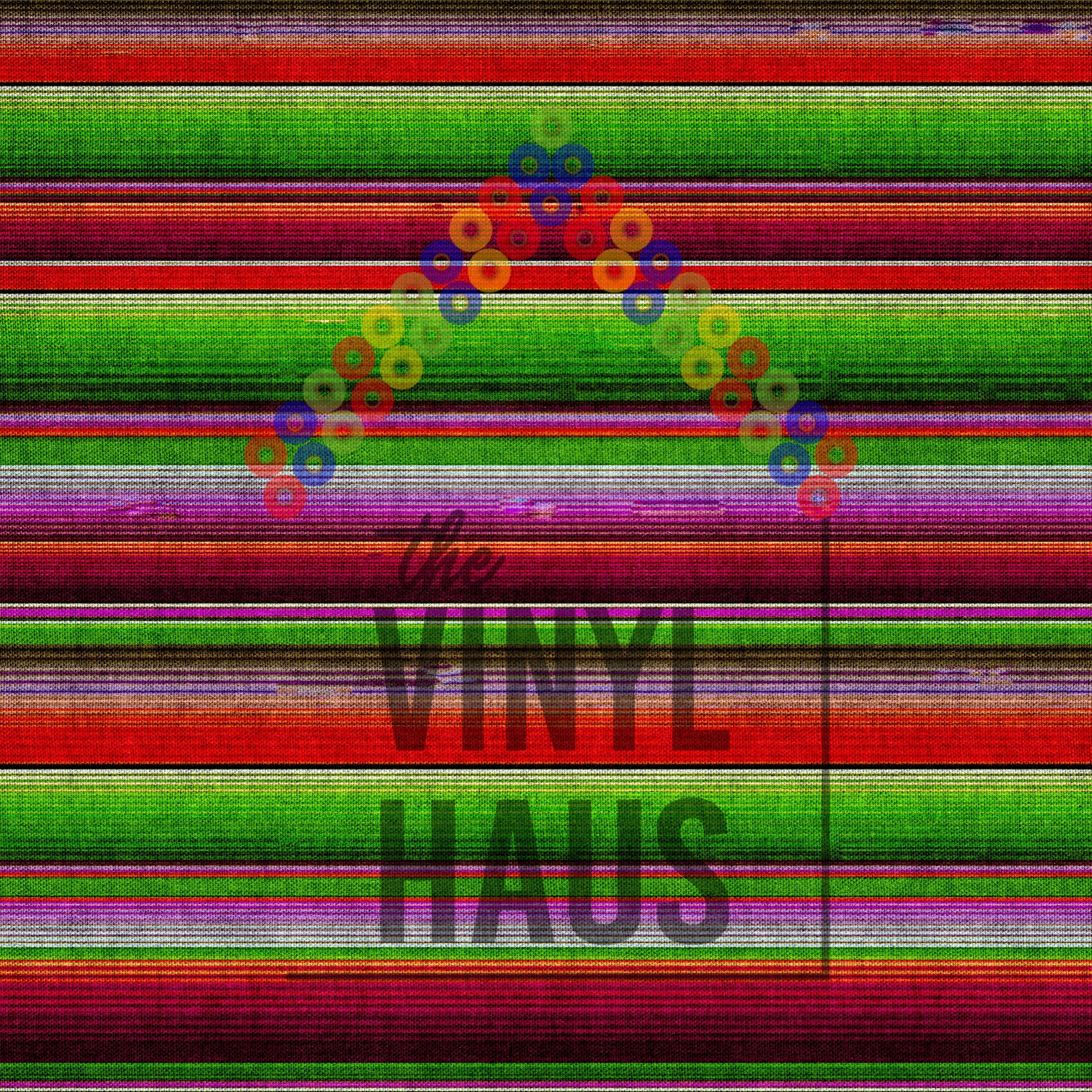 Red and Green Serape Pattern Vinyl 12" x 12" - The Vinyl Haus Main image