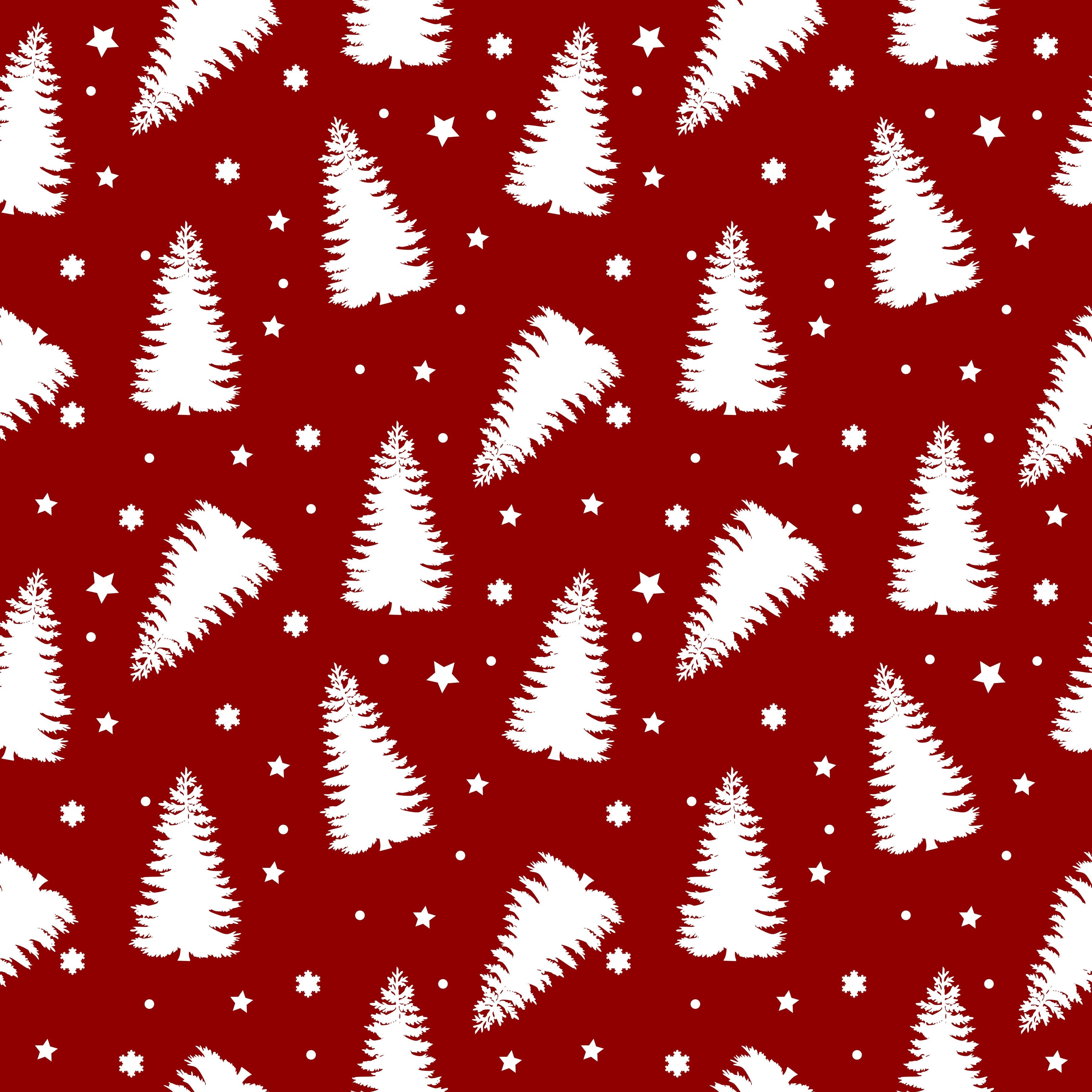 Christmas Tree Pattern Vinyl 12" x 12" - The Vinyl Haus Main image