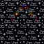 Happy Christmas with Snowflakes Pattern Vinyl 12" x 12" - The Vinyl Haus