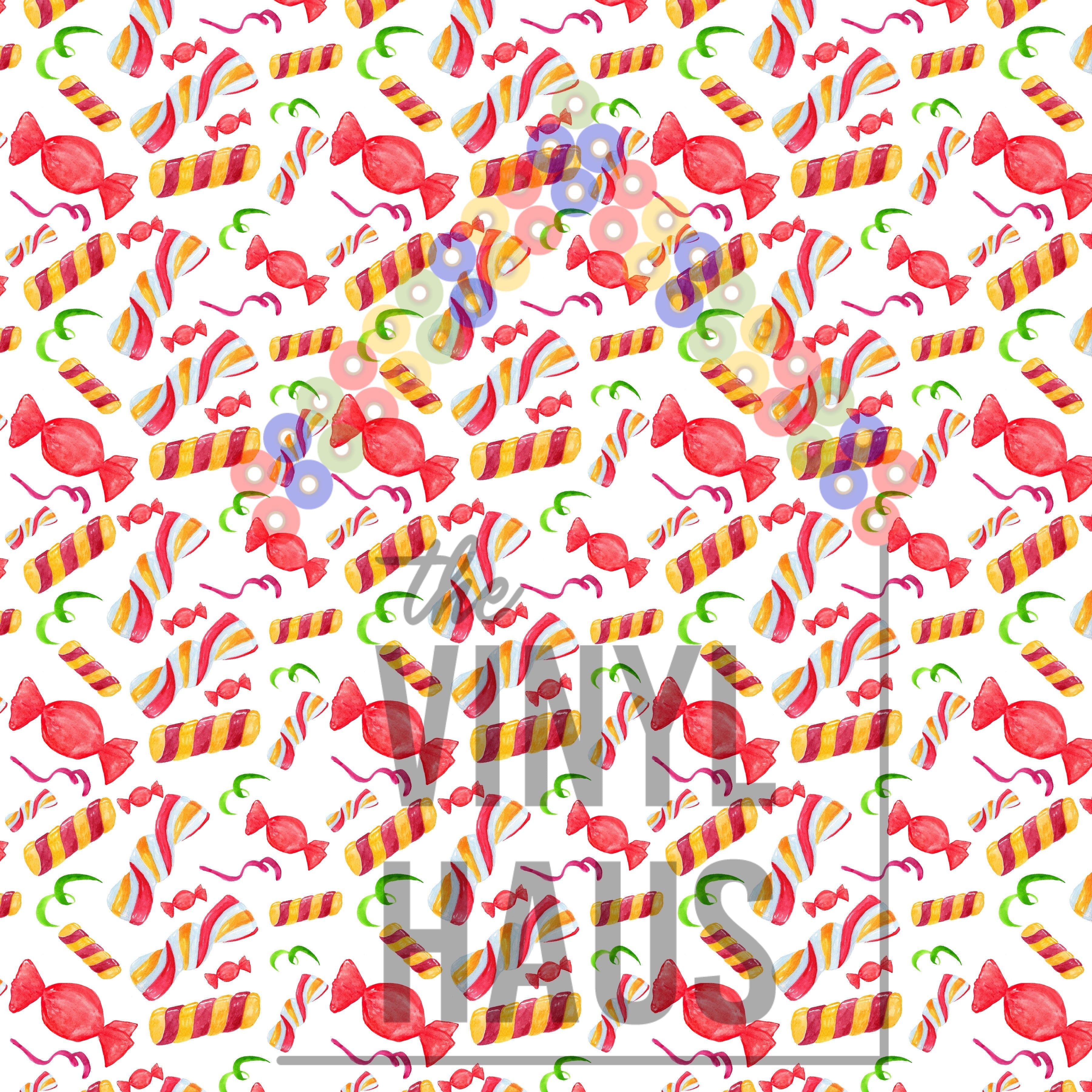 Candy Pattern Vinyl 12" x 12" - The Vinyl Haus Main image