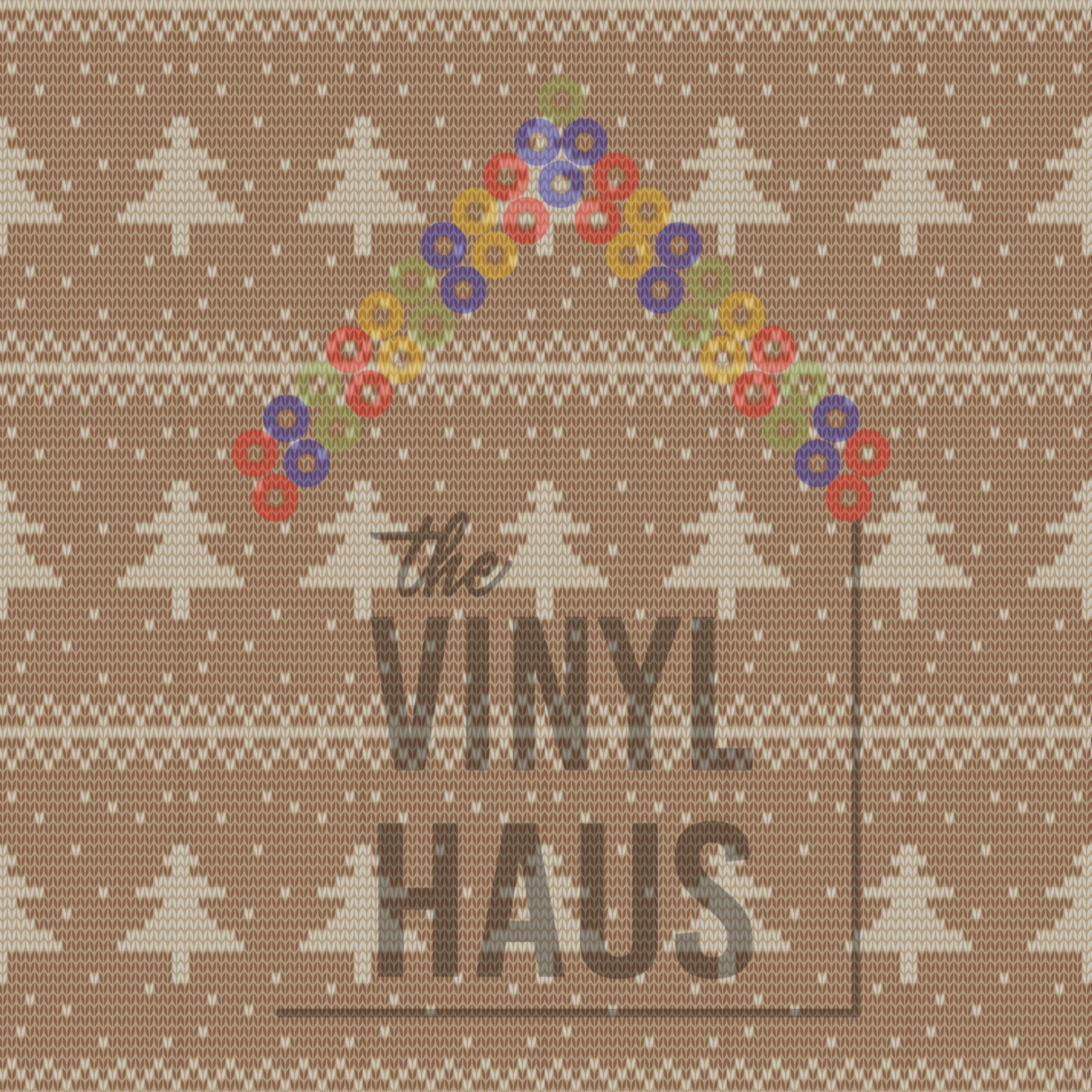 Ugly Sweater Christmas Trees Pattern Vinyl 12" x 12" - The Vinyl Haus Main image