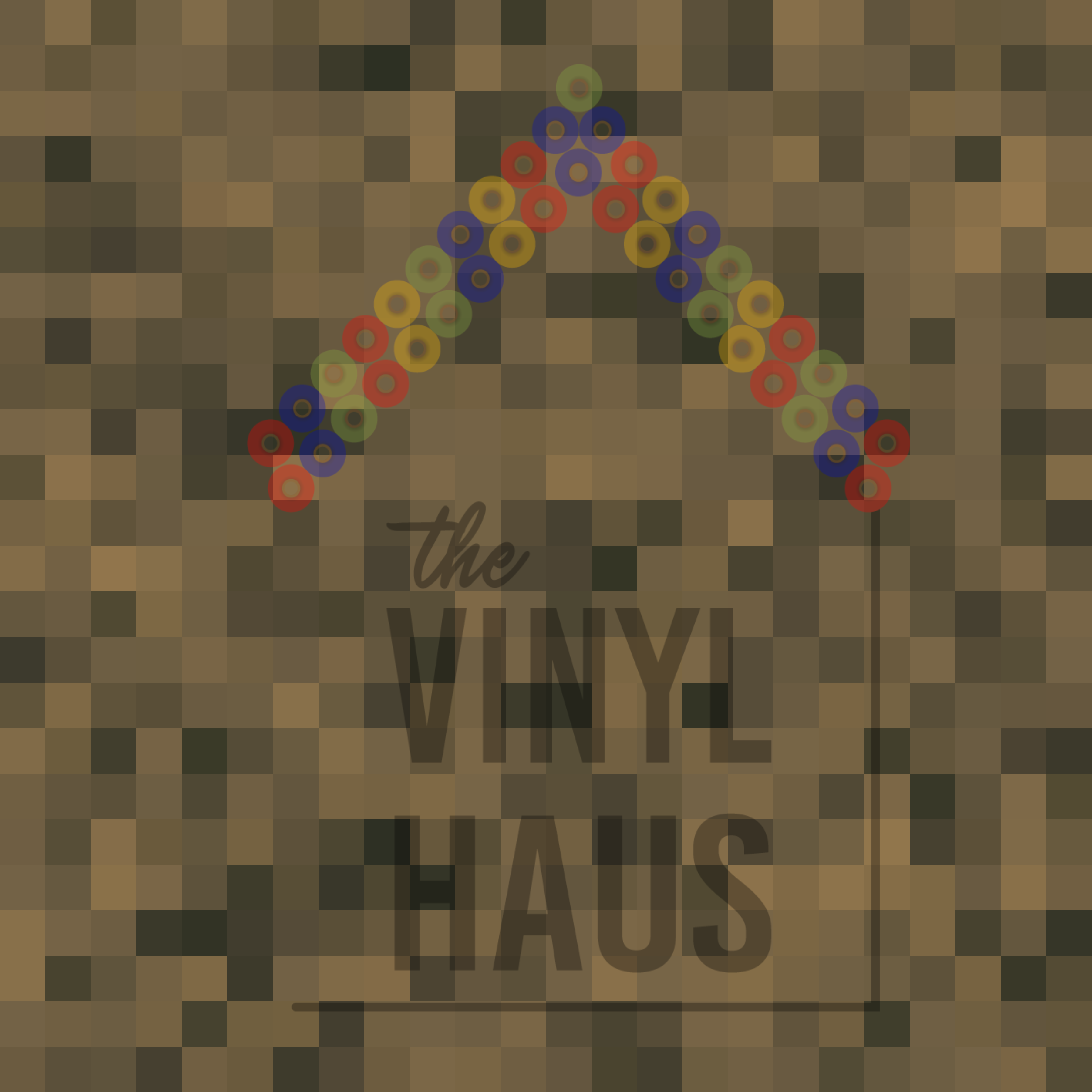Pixels Dark Camouflage Pattern Vinyl 12" x 12" - The Vinyl Haus Main image
