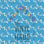 Dragonfly Blue Background Pattern Vinyl 12" x 12" - The Vinyl Haus