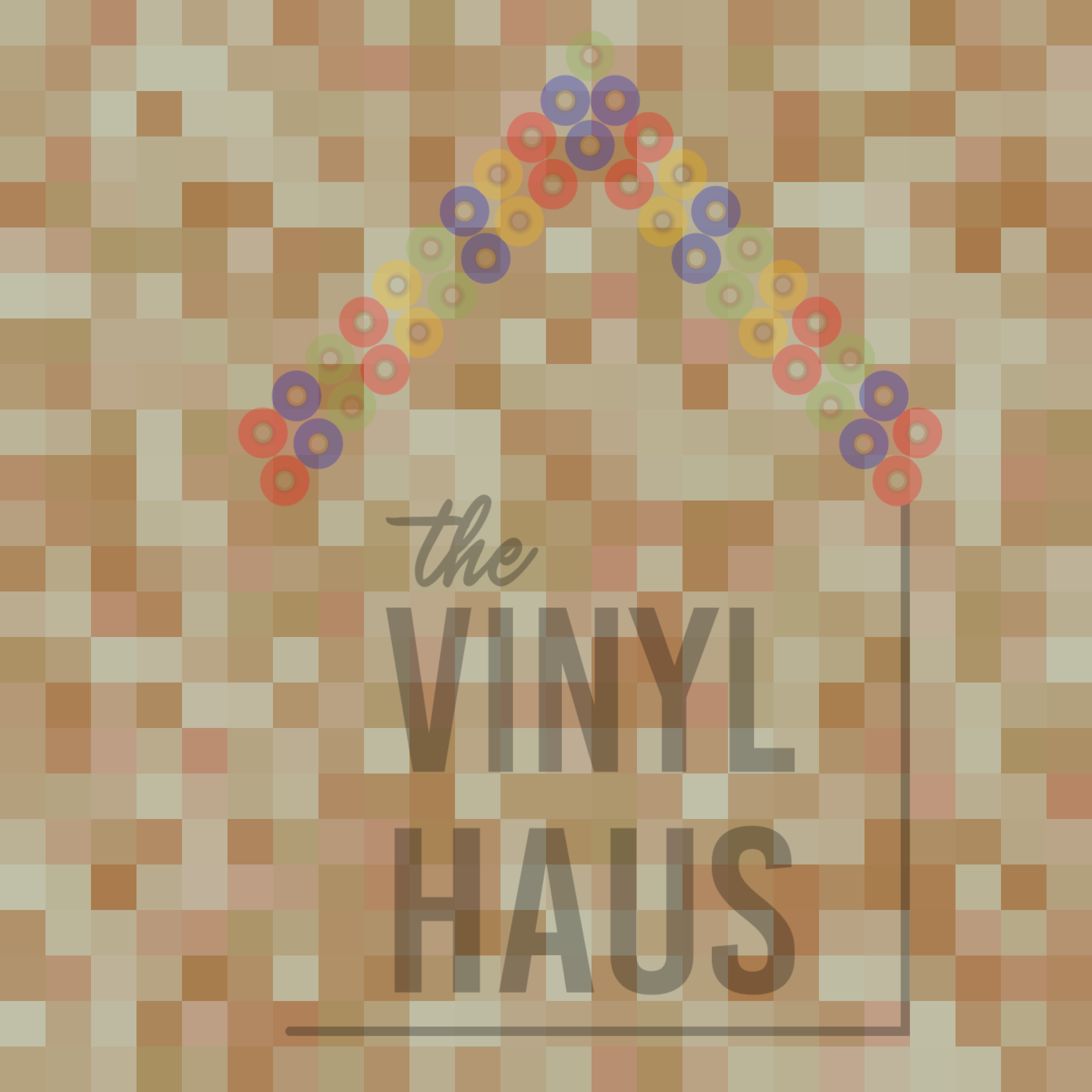 Pixels Tan Camouflage Pattern Vinyl 12" x 12" - The Vinyl Haus Main image