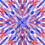 4th Of July Tie Dye Pattern Vinyl 12" x 12" - The Vinyl Haus