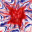 4th Of July Tie Dye Pattern Vinyl 12" x 12" - The Vinyl Haus
