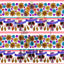 Sugar Skulls and Flowers Pattern Vinyl 12" x 12" - The Vinyl Haus