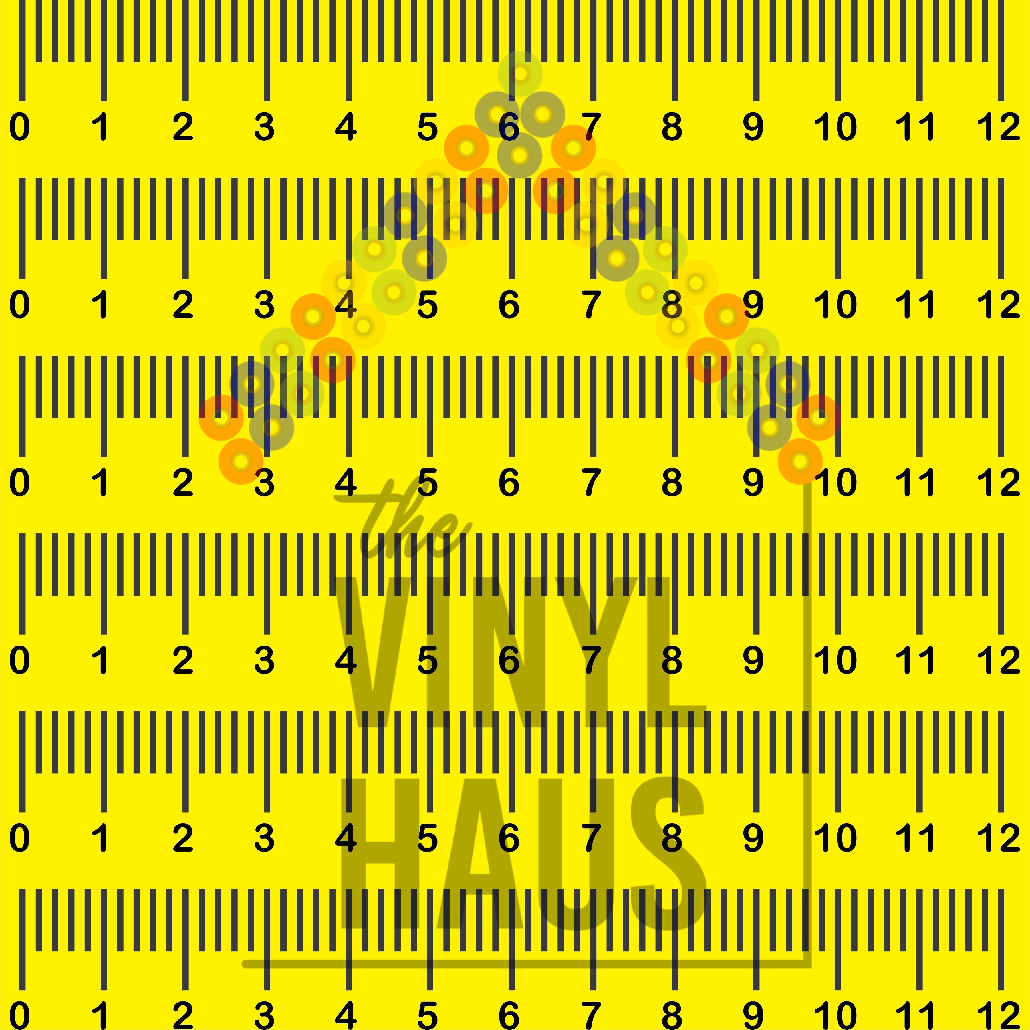 Rulers Pattern Vinyl 12" x 12" - The Vinyl Haus Main image