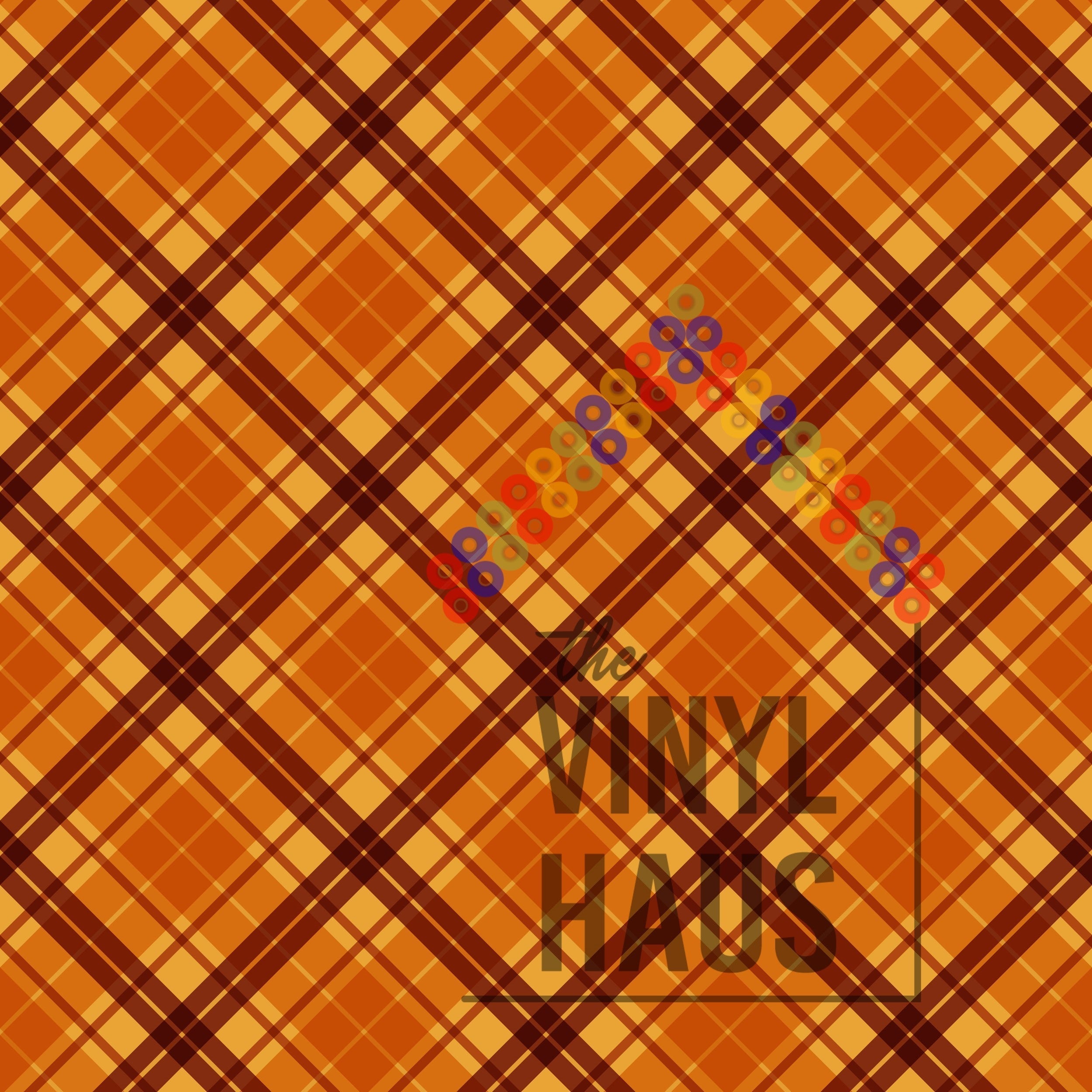 Fall Plaid Pattern Vinyl 12" x 12" - The Vinyl Haus Main image